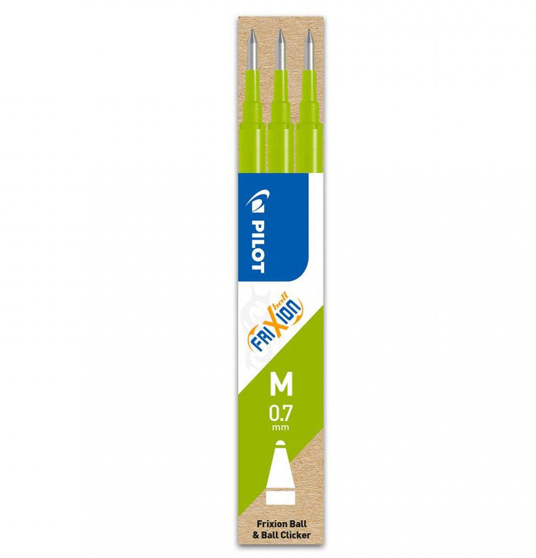 MINA ROLLER 0.7MM VERDE DESCHIS 3/SET FRIXION PILOT MINA ROLLER 0.7MM VERDE DESCHIS 3/SET FRIXION PILOT